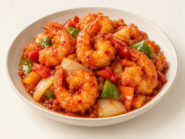 33. 干烹大虾（Kkanpung Saeu · 깐풍새우）