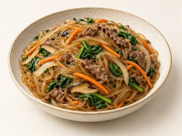43. 韩式炒杂菜（Japchae · 잡채）